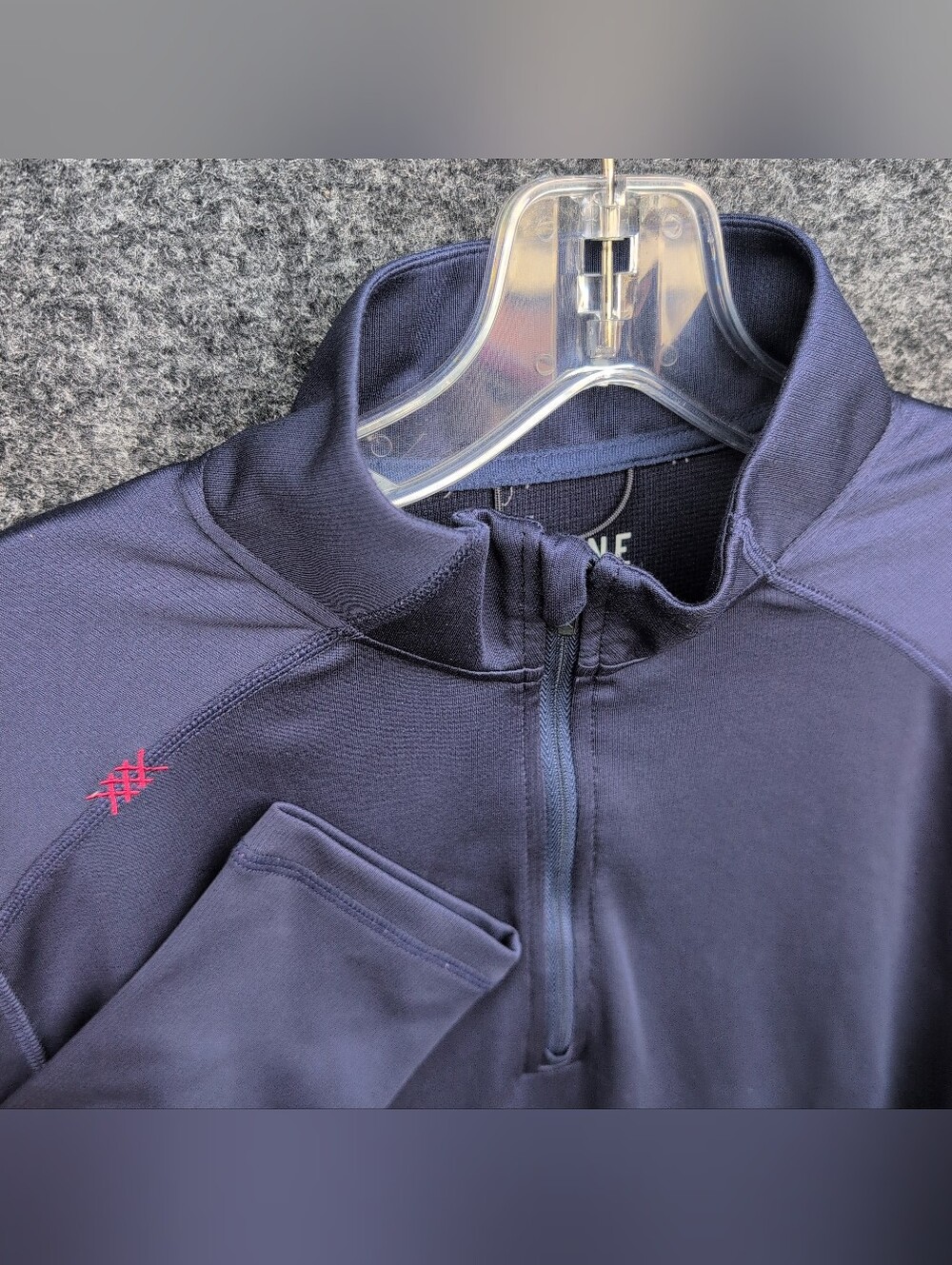 Rhone Atmosphere Shirt Mens Small Blue Quarter Zip Performance Preppy Stretch